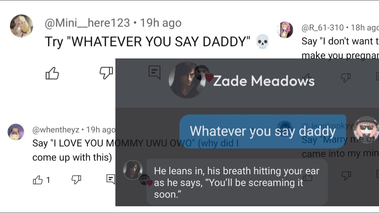 Character ai, but I tried YOUR COMMENTS (part :1)