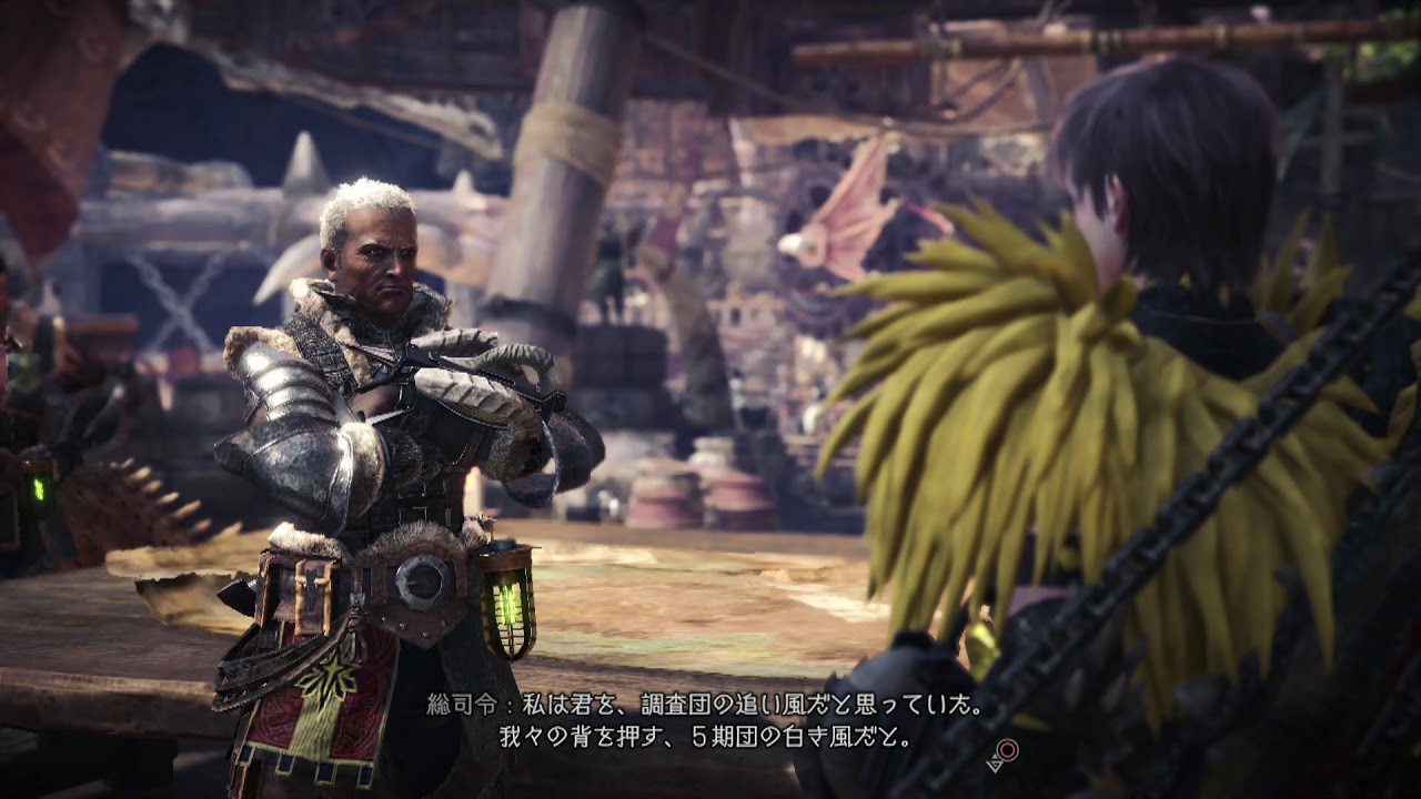 エンディング後の会話シーン 103 Mhw モンスターハンターワールド Monster Hunter Word ネタバレ注意 Youtube