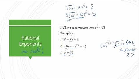 Intermediate Algebra Section  7.2 Part 1