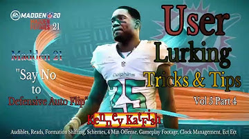 User Lurking Tricks & Tips in Madden 21