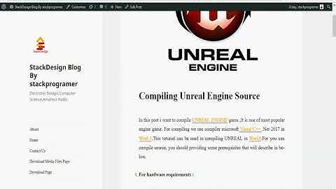 Compiling Unreal Engine Source