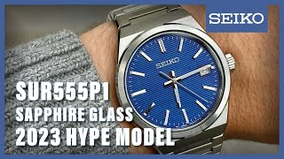 Seiko Quartz SUR555P1 Classic Sapphire Blue - Jam Tangan Pria SUR555