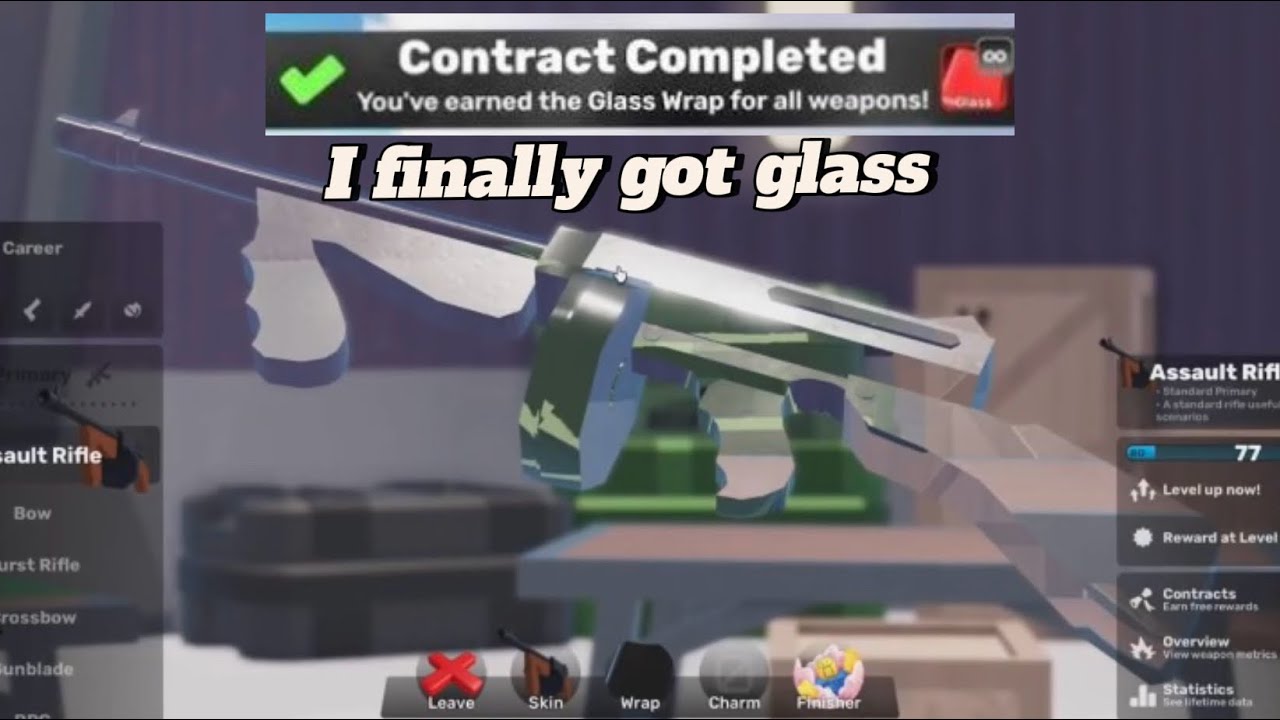 Glass Aug Rivals I finally got glass in Roblox rivals - YouTube