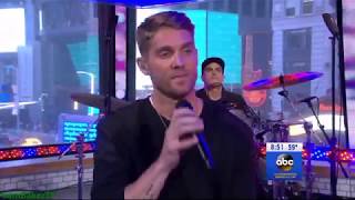 Brett Young performs Mercy LIVE on Good Morning America 23 April 2018 chords
