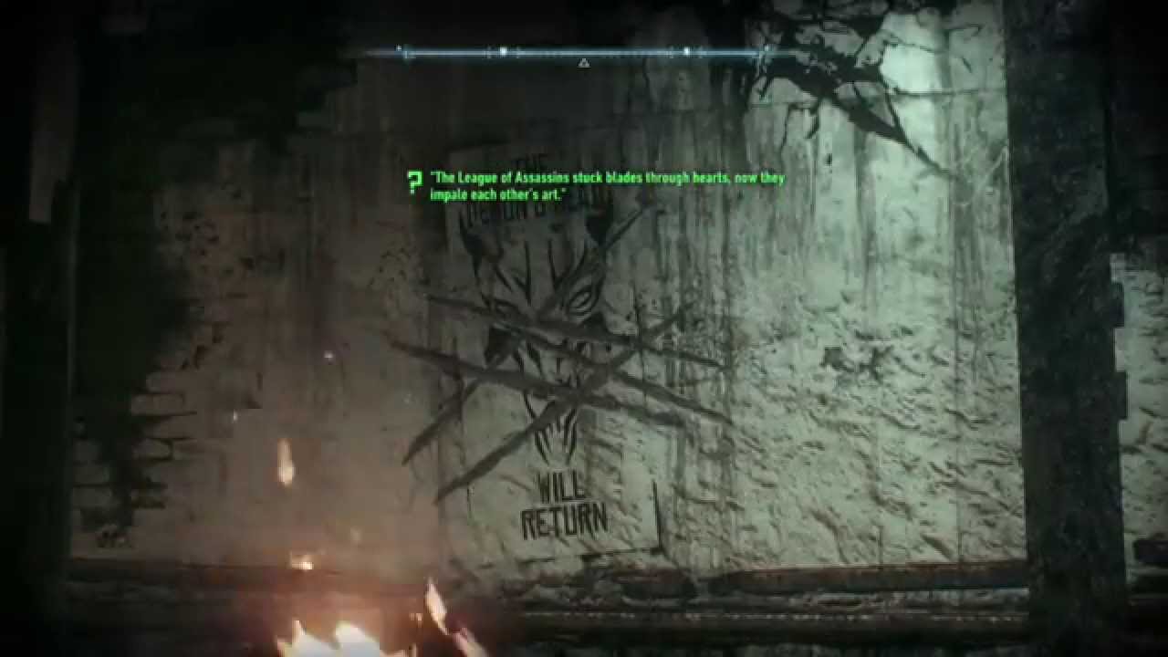 Batman Arkham Knight MIAGANI ISLAND Riddle 7 The League Of Assassin