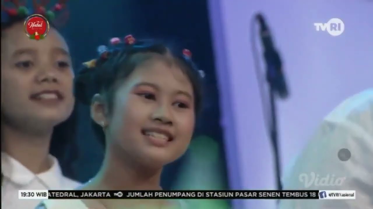 Alva Primero Kids Choir 25 Des 2022 at TVRI