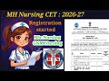 Nursing CET registration | bsc nursing CET | gnm course admission | GNM Registration | nurse 