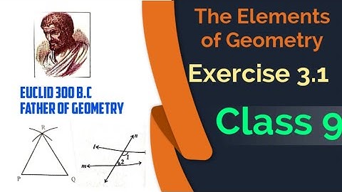 Elements of Geometry Exercise 3.1/ Class 9 maths/ Construction of equilateral triangle