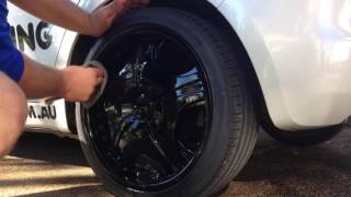 How we clean Gloss Black Wheels How To Clean Delicate Black Gloss Wheels
