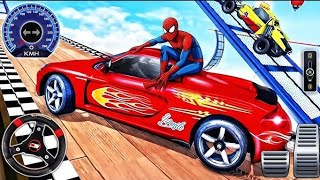 Superhero Car Stunt Racing 3D - Mega Ramps Car and Bike Driving Tracks | DriveGaming screenshot 3