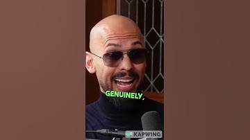 Andrew Tate speaks on A.I