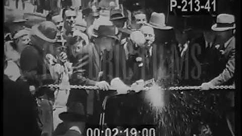 THE GOLDEN GATE BRIDGE IS BUILT  1933-1937