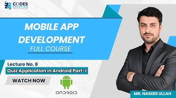Mobile App Development Tutorial | Quiz Application Part 1