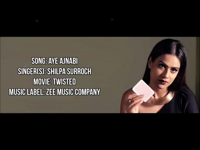 Aye ajnabi lyrics