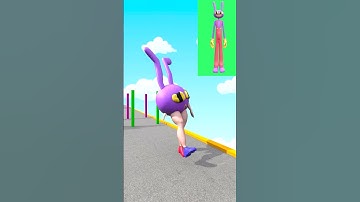 Help Build a Queen Run Challenge With Jax - Funny Animation #shorts