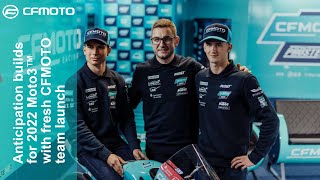 Anticipation builds for 2022 Moto3™ with fresh CFMOTO team launch (CFMOTO News with subtitles)