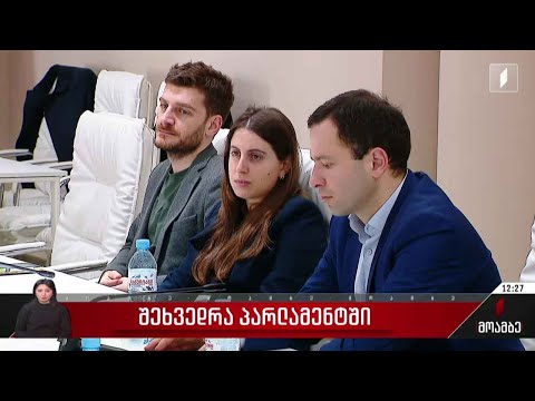 შეხვედრა პარლამენტში