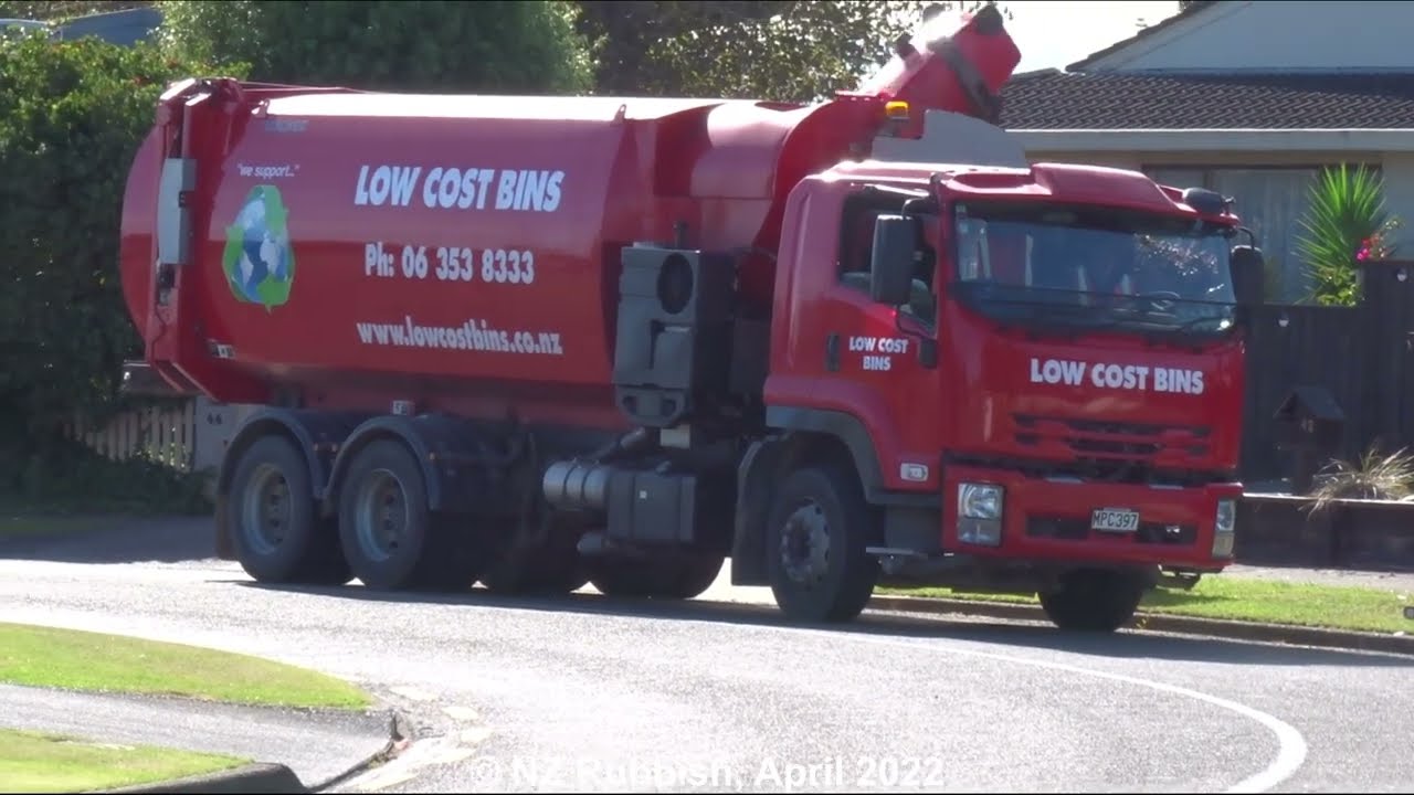 Low Cost Bins & PNCC "Palmy" City Council Rubbish Collection TwoforOne, Same Street, Same