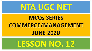 MCQ OF COMMERCE AND MANAGEMENT