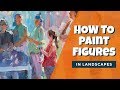 How to Paint Figures (Gesture and Loose Painting Style)