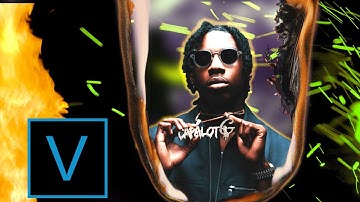 FREE Fire effects Burning Paper Transitions  in Sony Vegas Pro