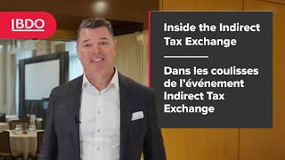 Do More Together: Inside the Indirect Tax Exchange | BDO Canada