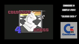 Colossus Chess 4 (Commodore 64 / Gameplay #0942)