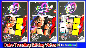 New Cube Trending WhatsApp Status Video Editing In Kinemaster | Color Effect Editing | New Style ||