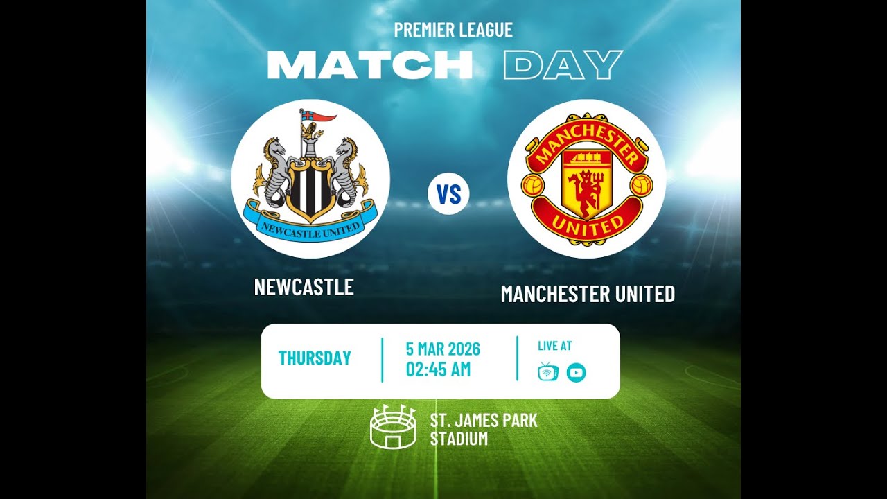 မန်ယူ VS  နယူးကာဆယ်  ( Watch Along ) အားပေးလိုက်ကြစို့