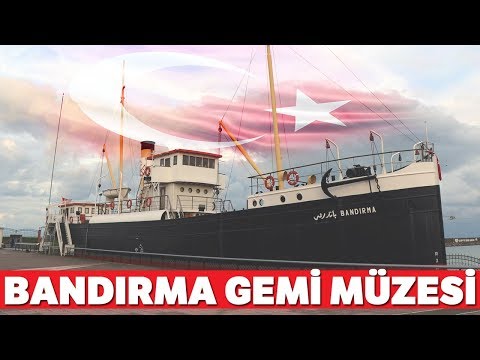 500 Bin Kişiyi Ağırlayan 'Bandırma Gemi Müzesi' Havadan Görüntülendi