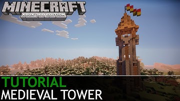 Minecraft Xbox 360 - How to Build a Medieval Guard Tower