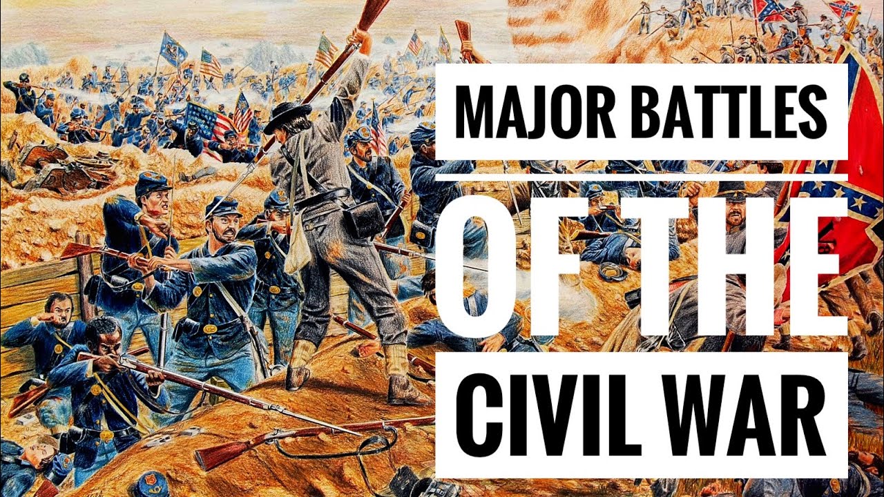 Major Battles Of The Civil War Youtube