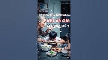 12 thói quen xấu ở tuổi già khiến người ta khó chịu nhưng không ai nói cho bạn biết