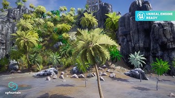 Island Environment Asset Pack For Unreal Engine