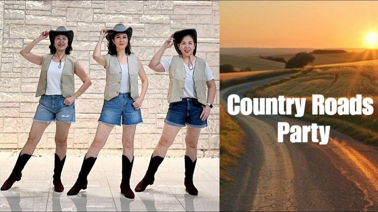 Country Roads Party Line Dance (демо и подсчёт) Хор: Элисон Джонстон (Австралия)