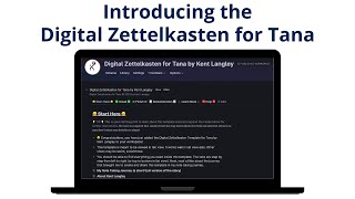 Digital Zettelkasten for Tana