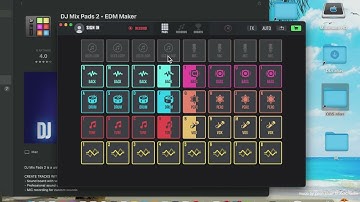 DJ Mix Pads 2 EDM Maker Music App from Mac App Store (Basic Overview)