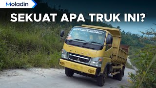 Percobaan Menegangkan! Truk Mitsubishi Fuso Diisi Beban Penuh Kami Bawa Nanjak! | Moladin