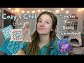 ✨Chill & Cozy Craft Vlog ✨ | Crochet, Knit, Bake, & Ceramics | Crochet Vlog