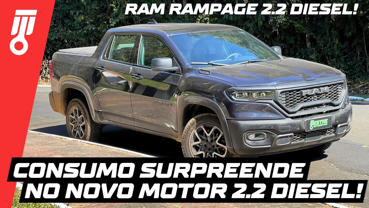 Ram Rampage 2.2 Diesel 2025 na estrada! - Desempenho, consumo e tudo ...