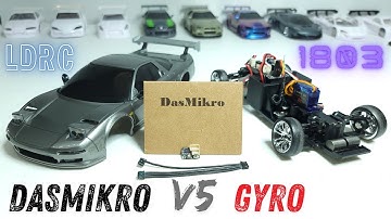 LDRC 1803 NSX DasMikro V5 Gyro *Pt 1*: Setting Endpoints, Discussion on Servos and Upcoming Upgrades