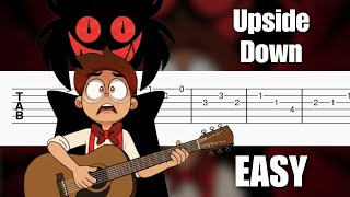 Upside down (A Hazbin Hotel Song) - EASY Guitar Tab Tutorial 