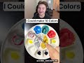 Can make colors with blue, silver and gold