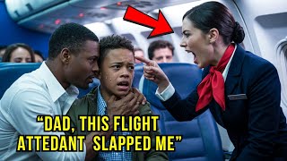 Flight Attendant Loses Patience and Hits a Boy in First Class — Later, His Billionaire Dad’s Calls