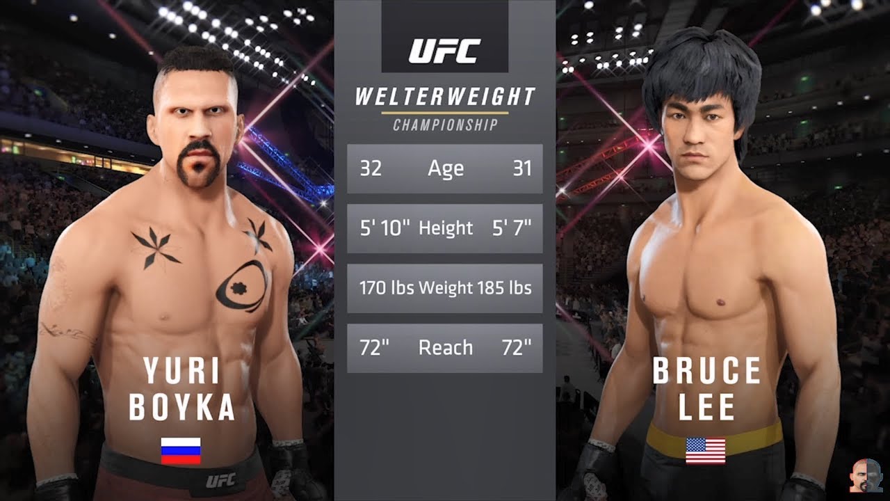 Yuri Boyka Vs Bruce Lee EA Sports UFC 3
