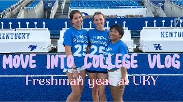 COLLEGE DORM MOVE IN VLOG *freshman year* @ UKY