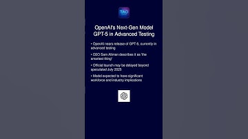 OpenAI Nears Release of GPT-5, CEO Touts Advanced Reasoning #OpenAI #GPT5