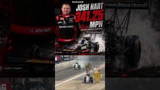 Josh Hart and John Force Racing set a new track speed record #johnforceracing #cars #dragracing