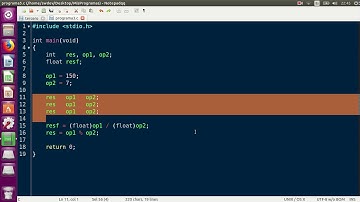 Aprender a programar en C Linux [ 3 ]: Operadores aritmeticos