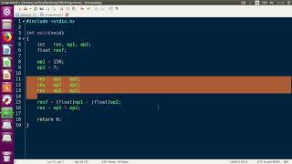 Learning to program in C Linux [ 3 ]: Arithmetic operators
